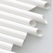 Papierová slamka biela hygienicky balená 12x230 mm