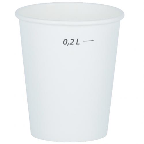 Papierový pohár 250 ml ryska 0,2 L