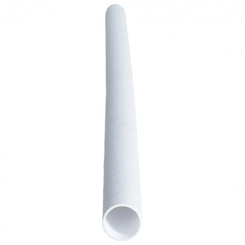 Papierová slamka biela 8x200 mm