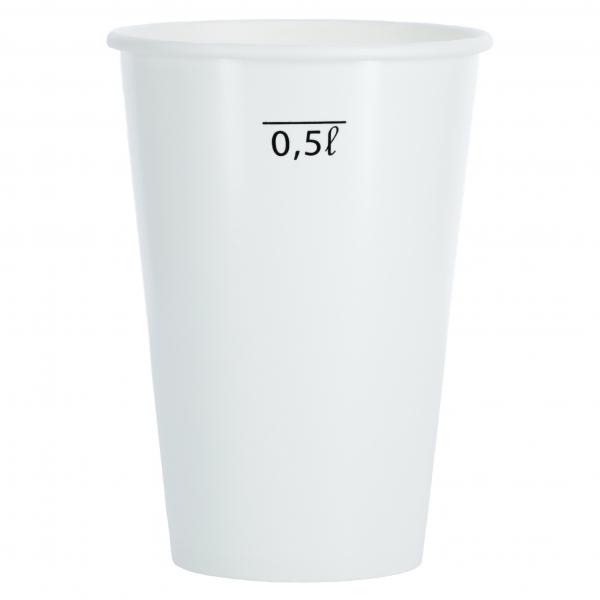 Papierový pohár 630 ml ryska 0,5 L