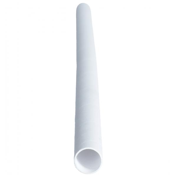Papierová slamka biela 8x150 mm